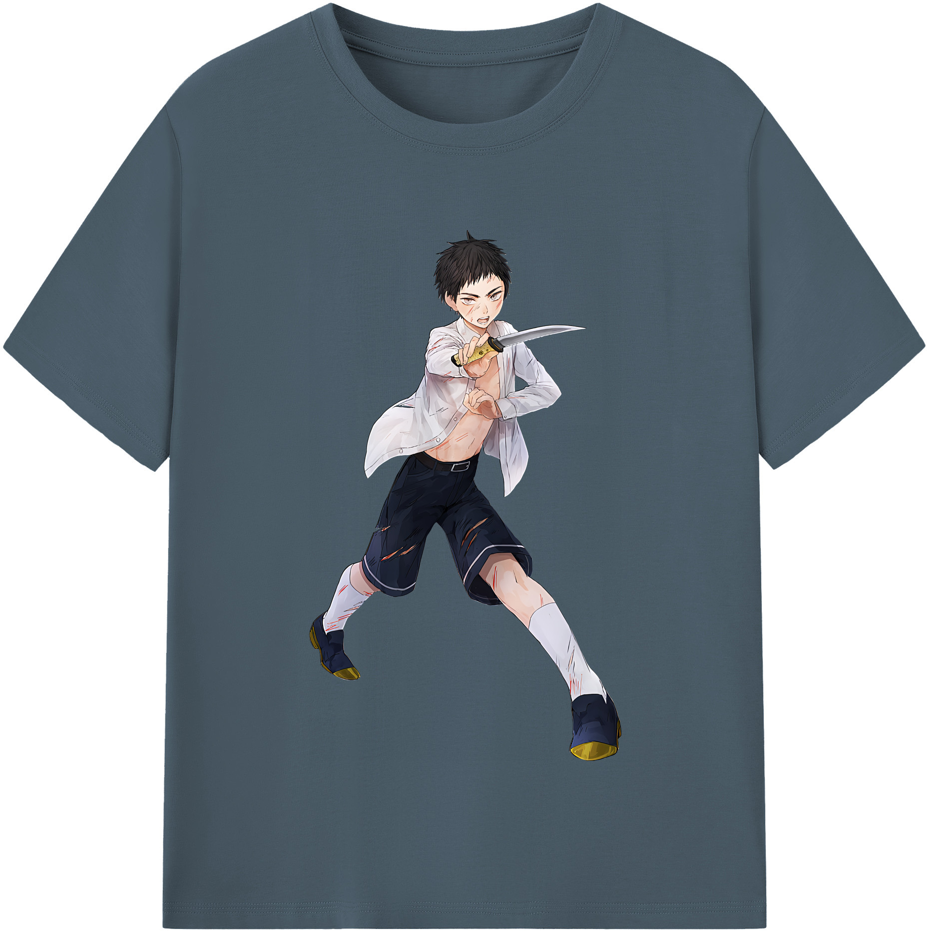 （画像用） 刀剣乱舞 Touken Ranbu 綿100％半袖Tシャツ（フロントプリント）